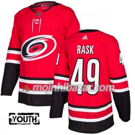 Dresovi Carolina Hurricanes Victor Rask 49 Adidas 2017-2018 Crvena Authentic - Dječji